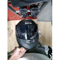Шлем для мотоцикла ORZ HELMETS (черный-матовый)