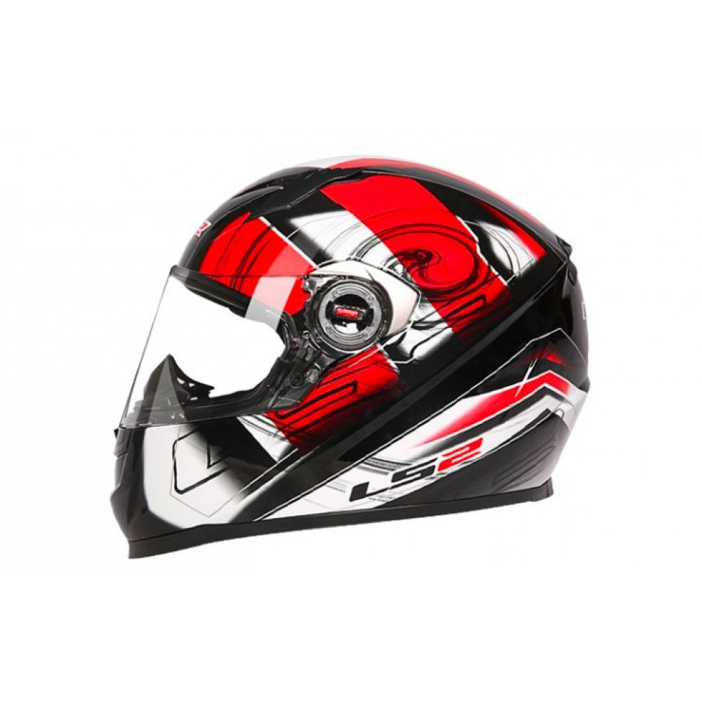 Шлем для мотоцикла LS2 FF358 (красный-черный) 