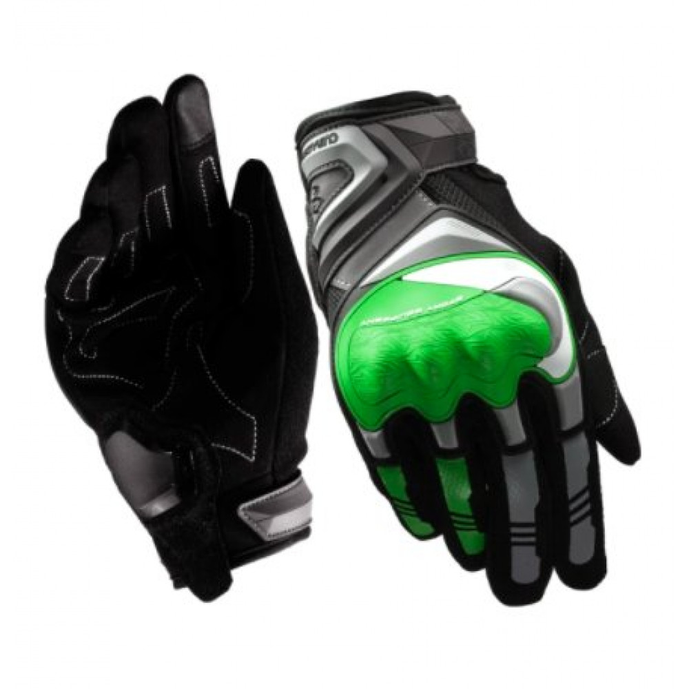 Перчатки для мотоциклистов CUIRASSIER UX100 (зеленый)