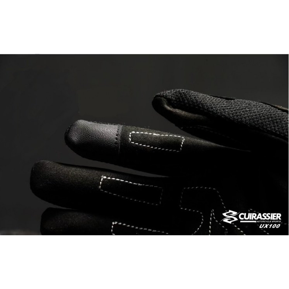 Перчатки для мотоциклистов CUIRASSIER UX100 (зеленый)