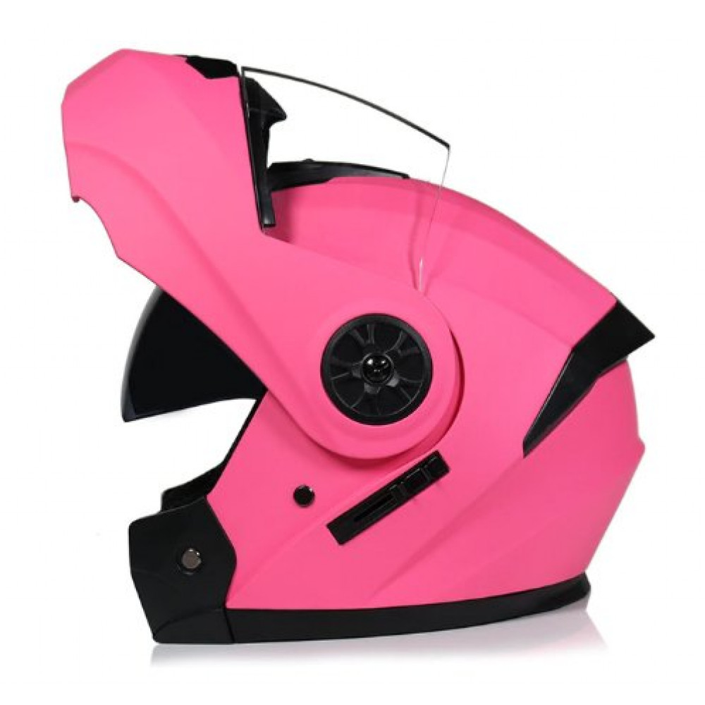 Шлем для мотоцикла ORZ HELMETS (розовый)