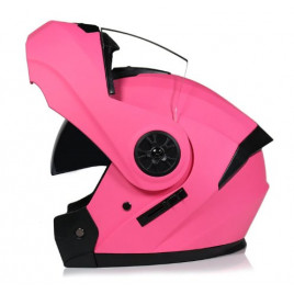 Шлем для мотоцикла ORZ HELMETS (розовый)