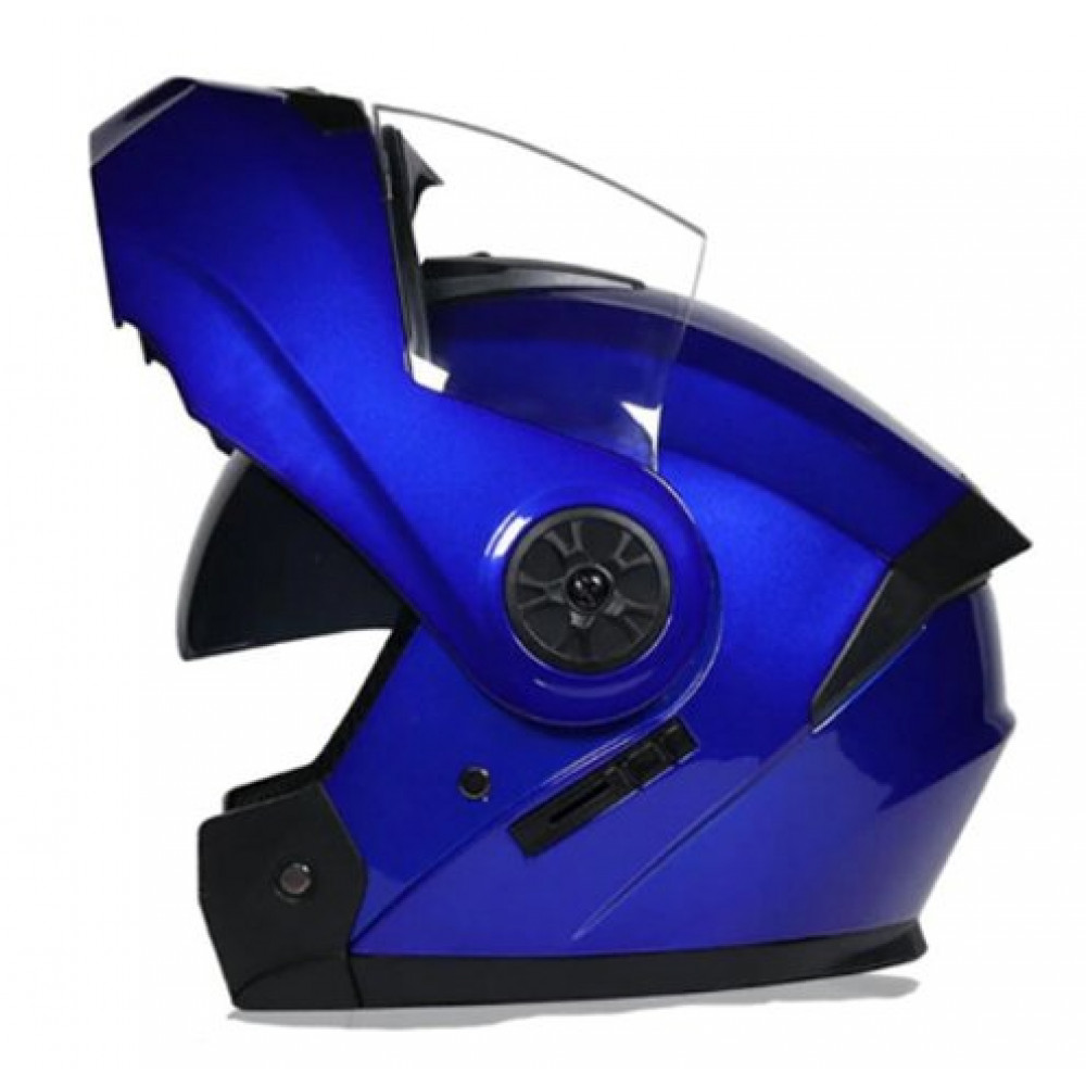 Шлем для мотоцикла ORZ HELMETS (синий)