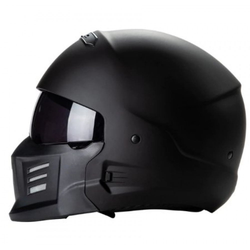 Шлем для мотоцикла ZOMBIES RACING ZR-881 (черный-матовый)