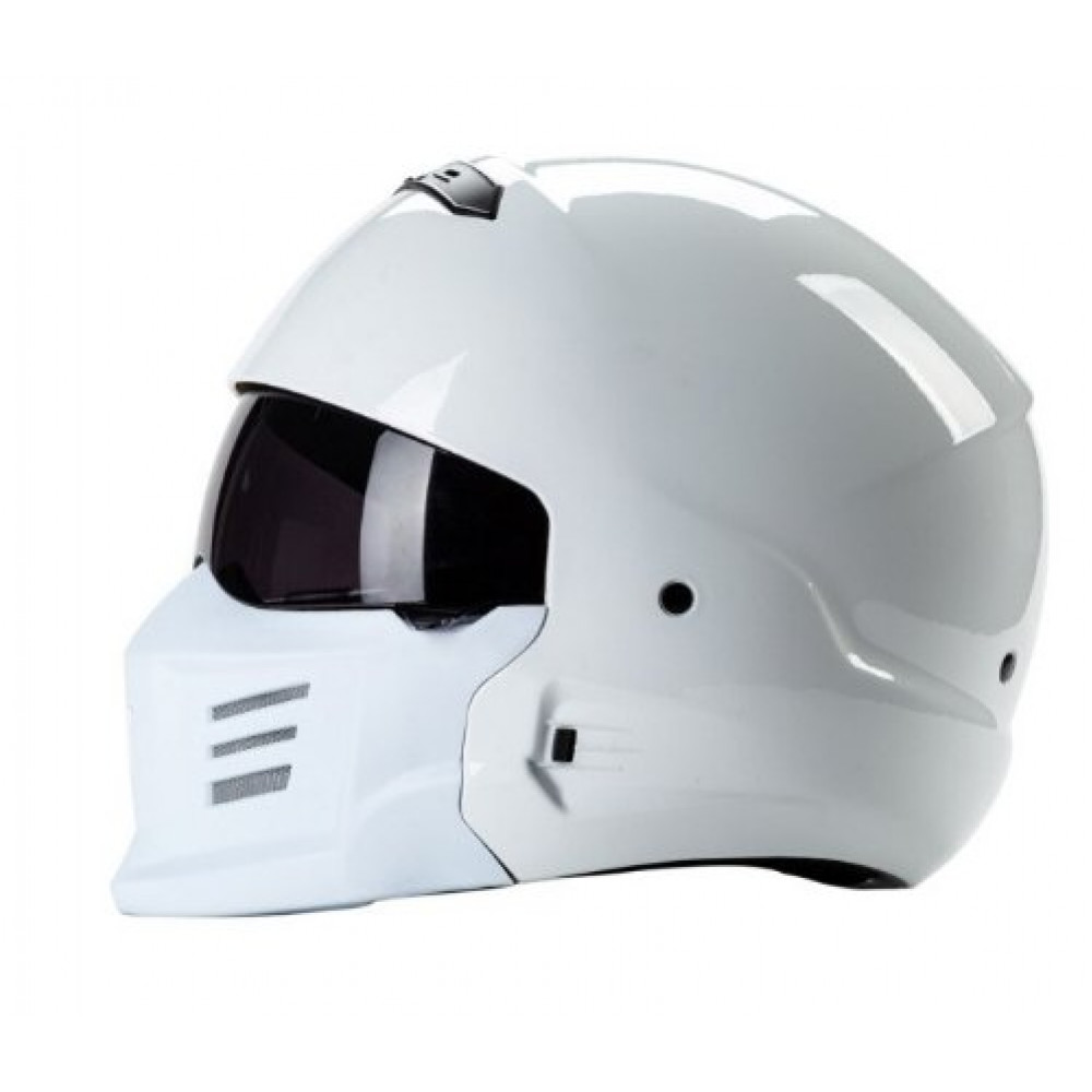 Шлем для мотоцикла ZOMBIES RACING ZR-881 (белый)