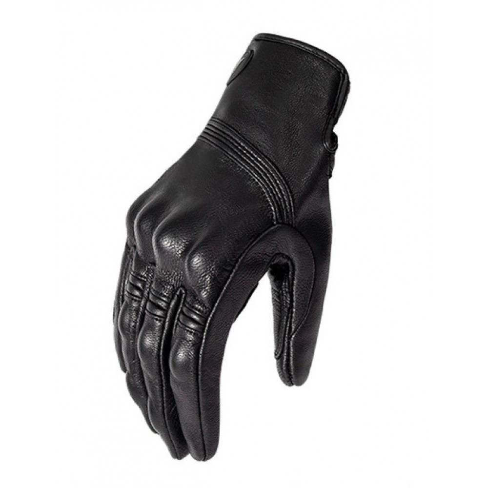 Перчатки для мотоциклистов MOTOWOLF MDL0303 гладкая (черный)