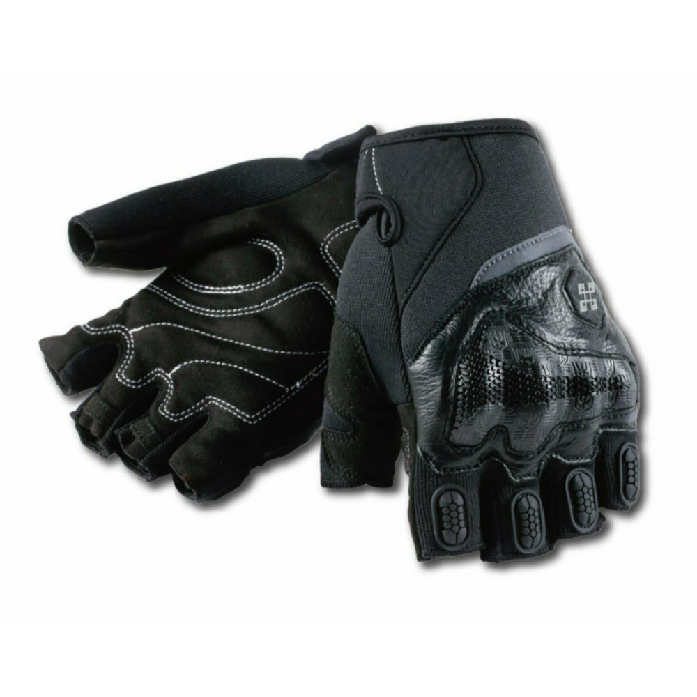Перчатки для мотоцикла без пальцев CYCLEGEAR MTO-030B (черный)