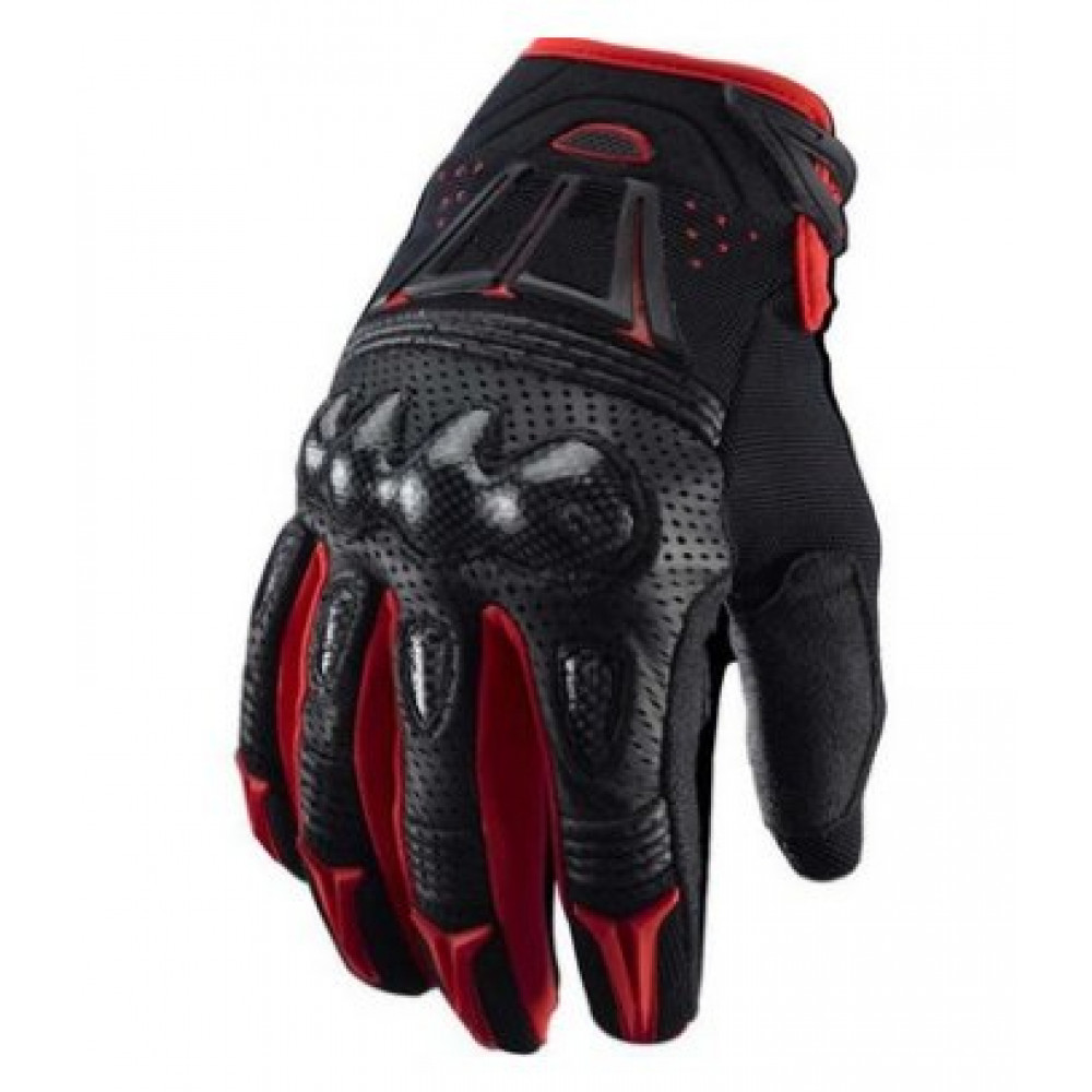 Перчатки для мотокросса FOX F5 (черный-красный)