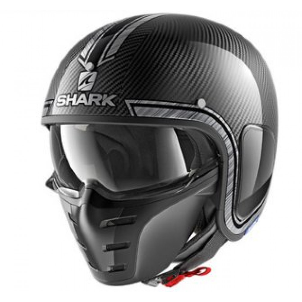 Шлем для мотоцикла SHARK S-DRAK (черный-серый)