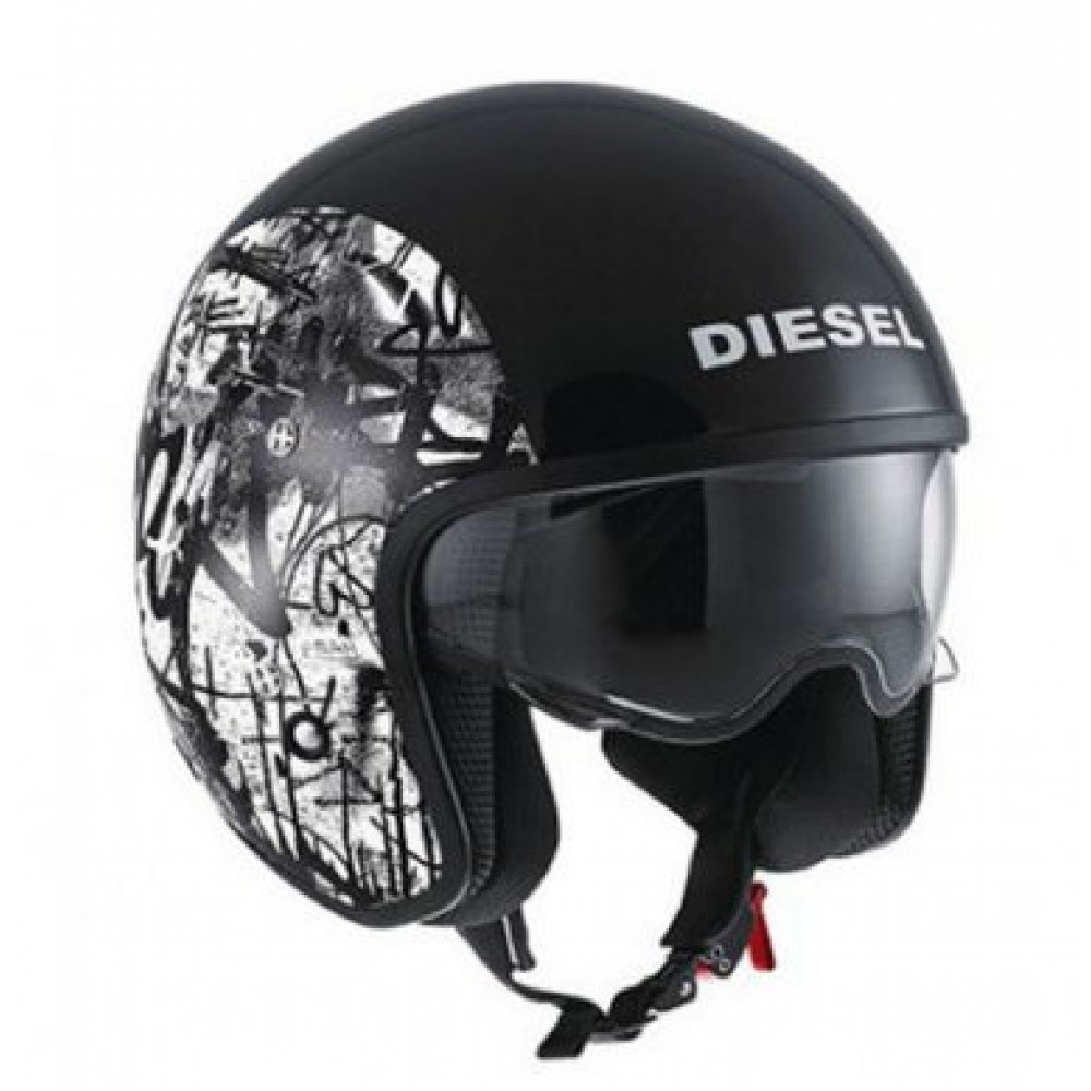 Шлем для мотоцикла AGV DIESEL (черный-белый)