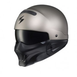 Шлем для мотоцикла SCORPION EXO (черный-серебряный)