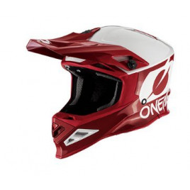 Шлем для мотокросса ONEAL (бордовый-белый)