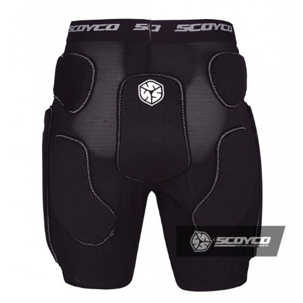 Защитные шорты для мотокросса SCOYCO PM1 (черный)
