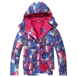 Горнолыжная куртка PHIBEE BK9 детская (сиреневый-голубой-розовый)
