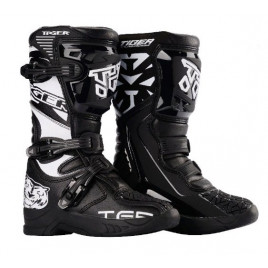 Детские ботинки для мотоцикла TR MT6 (черно-белые)