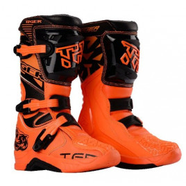 Детские ботинки для мотоцикла TR MT6 (черно-оранжевые)