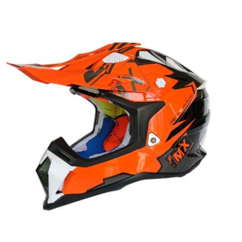 Шлем для мотокросса LS2 MX 470 (черно-оранжевый)