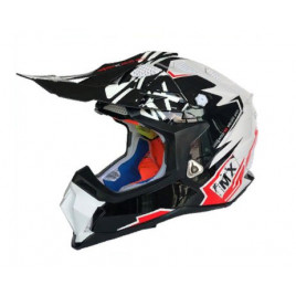 Шлем для мотокросса LS2 MX 470 (черно-белый)