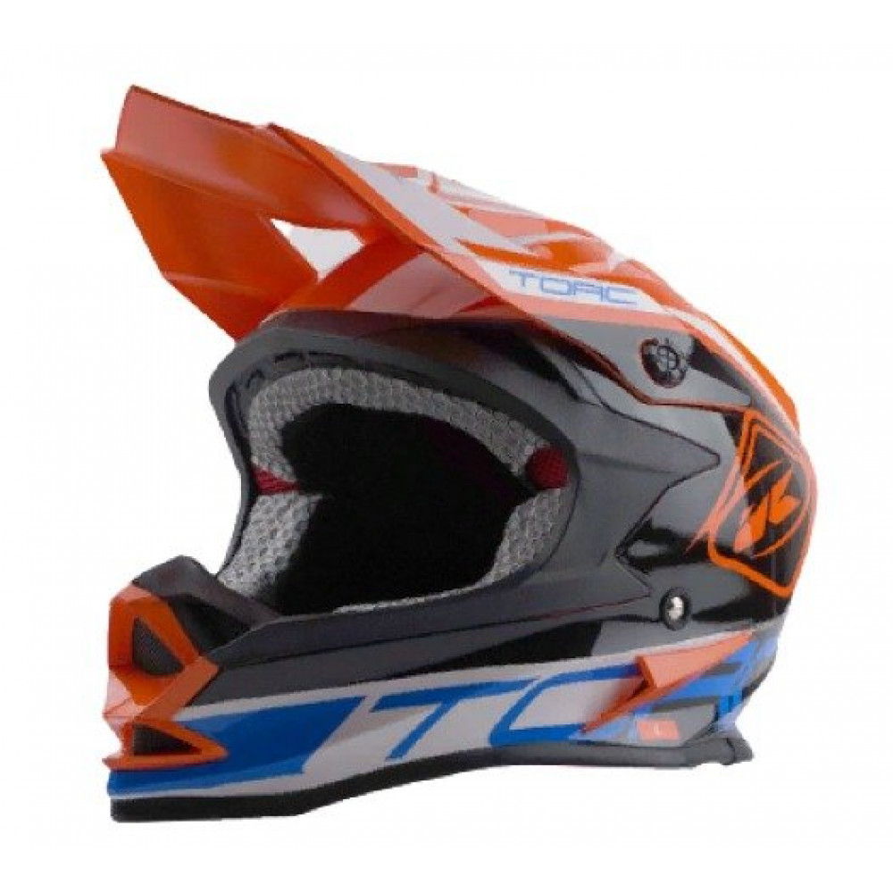 Шлем для мотокросса TORC T32 (черно-сине-красный)
