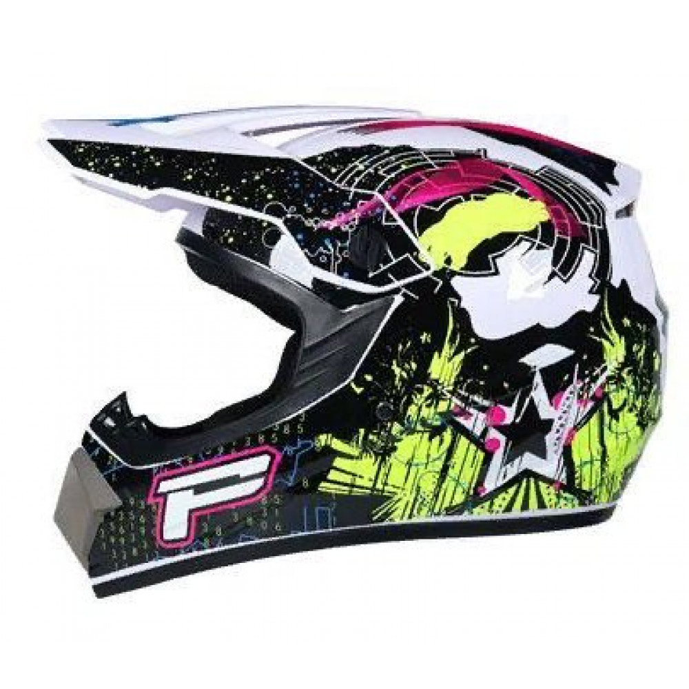 Шлем для мотоцикла VIRTUE D57 (разноцветный)