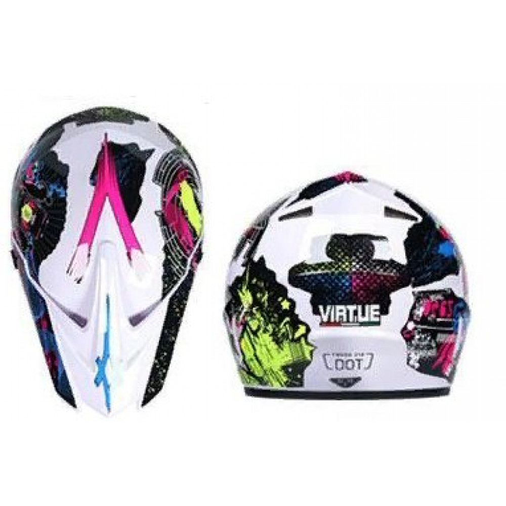 Шлем для мотоцикла VIRTUE D57 (разноцветный)