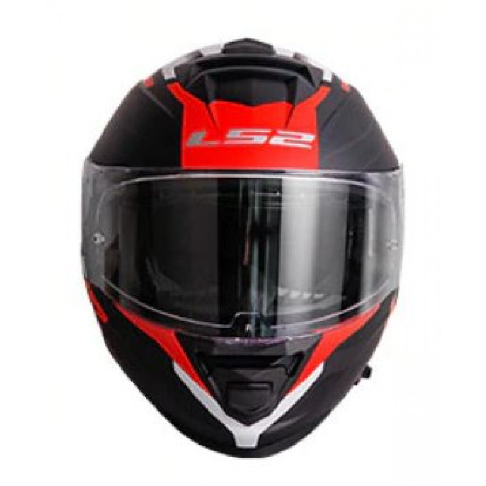 Мотоциклетный шлем LS2 FF800 (черный-серый-красный)