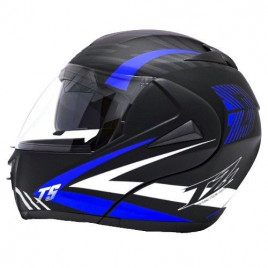 Мотоциклетный шлем VIRTUE TF808 (черный-синий)
