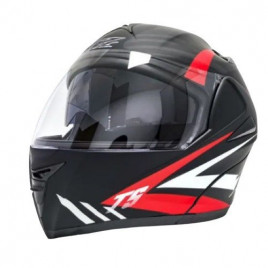 Мотоциклетный шлем VIRTUE TF808 (черный-красный)