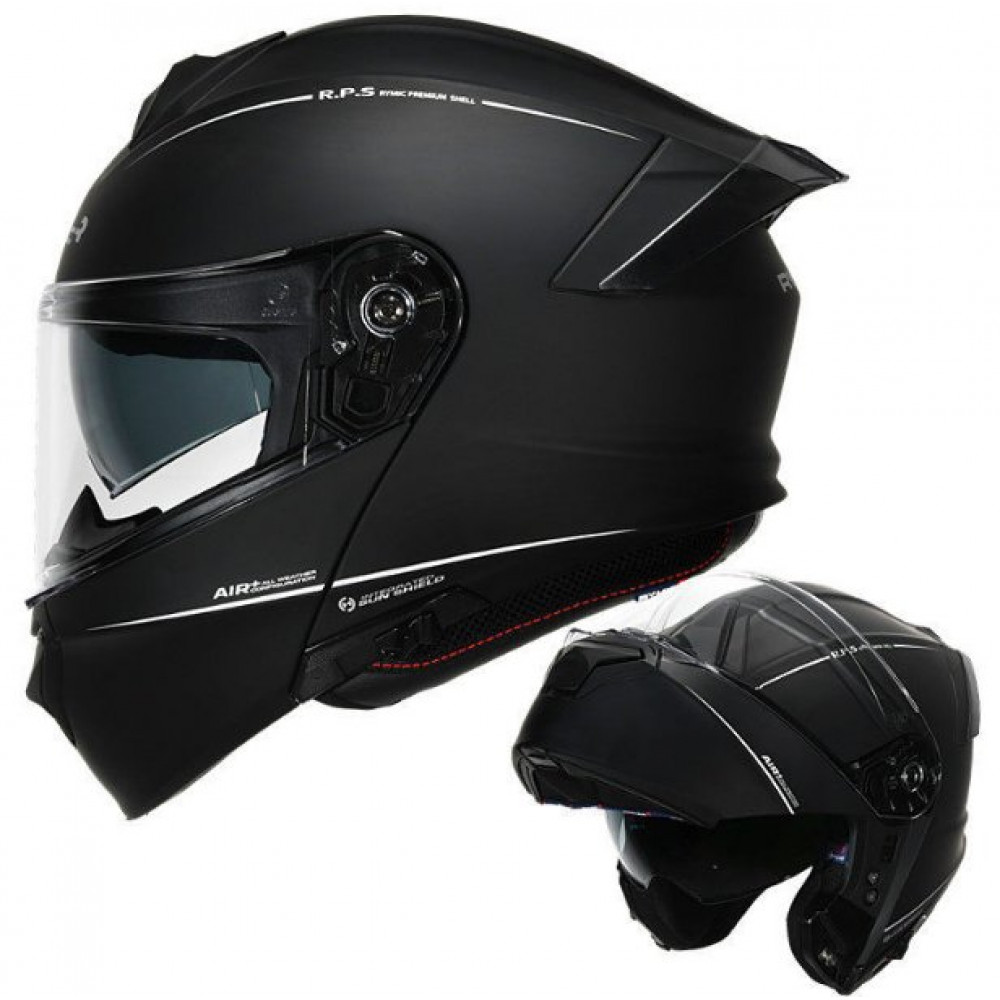 Шлем для мотоцикла RYMIC RAVGER (черный)