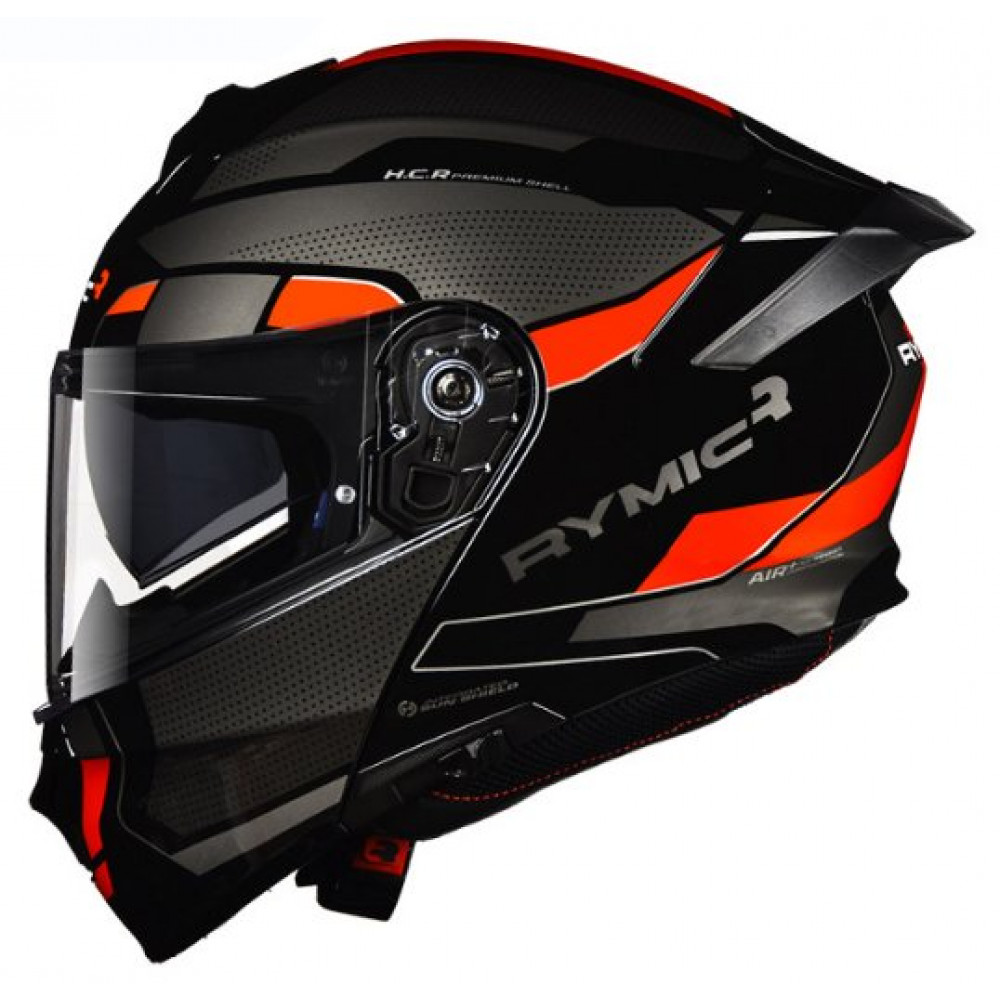 Шлем для мотоцикла RYMIC RAVGER (черный-красный)