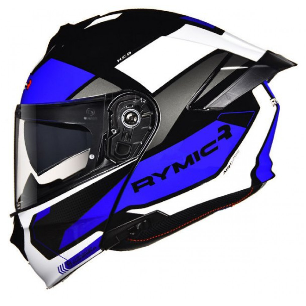 Шлем для мотоцикла RYMIC RAVGER (синий-белый-черный)