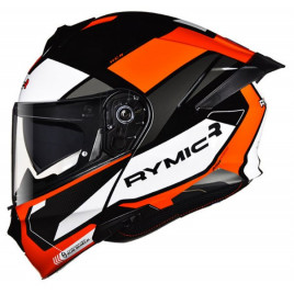 Шлем для мотоцикла RYMIC RAVGER (оранжевый-черный-белый)