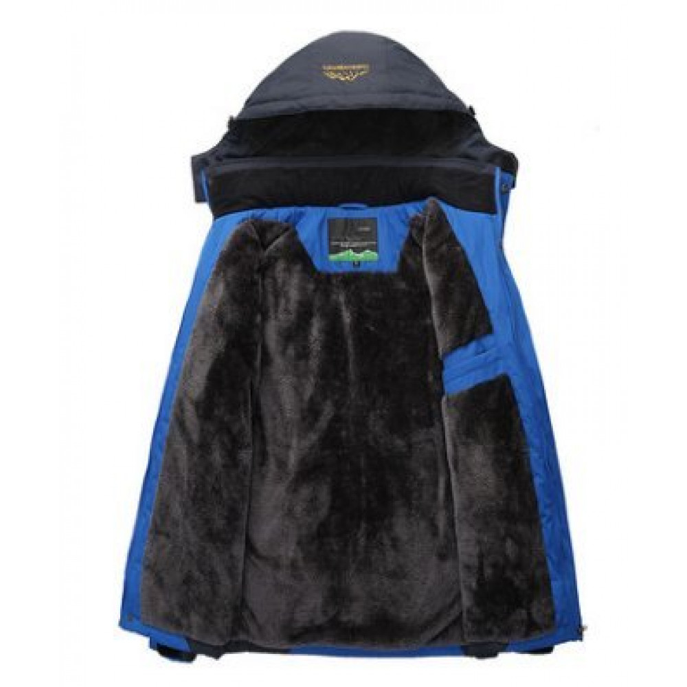 Куртка для снегохода DAIWA MF-43 (черный-голубой)