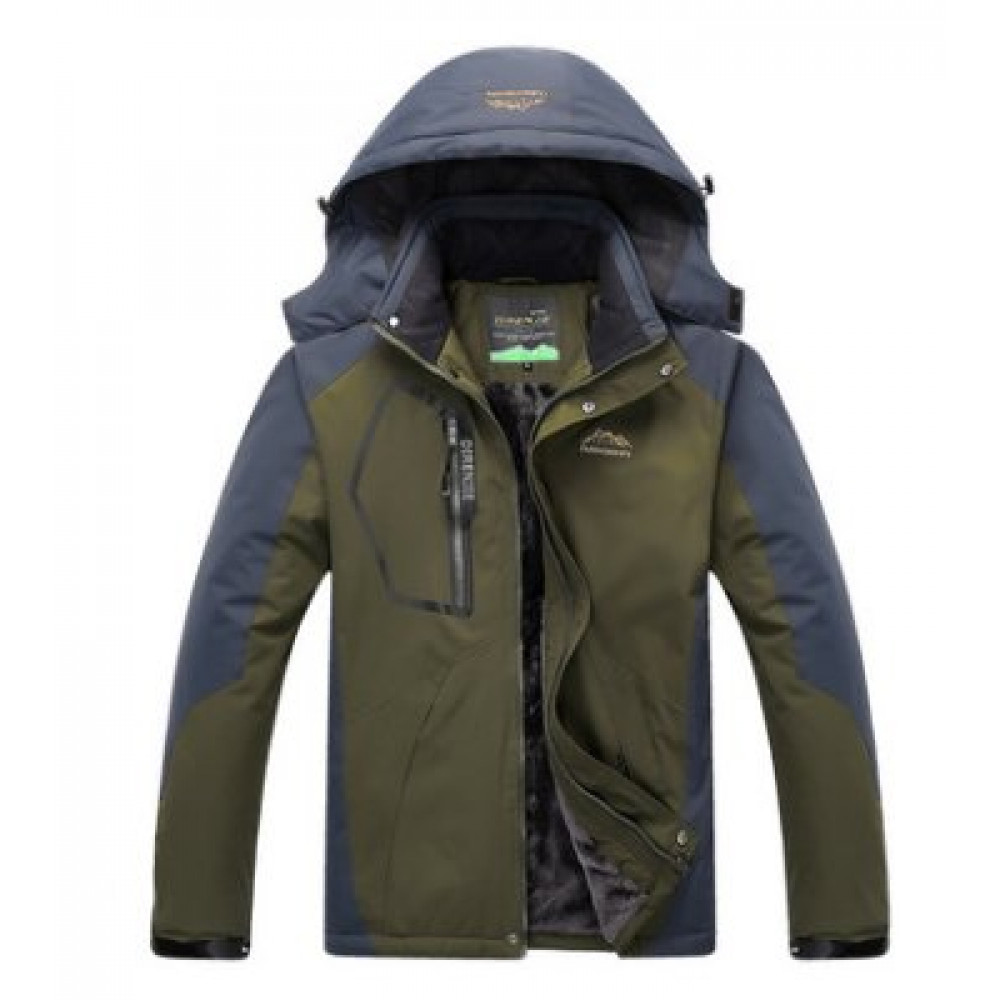 Куртка для снегохода DAIWA MF-43 (черный-зелёный) 