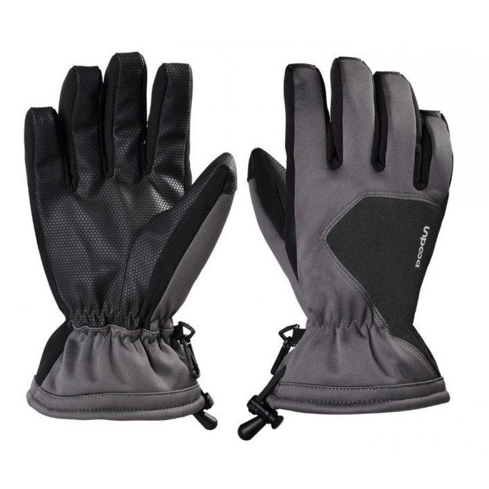 Перчатки снегоходные BOODUN 62Z (черный-серый)