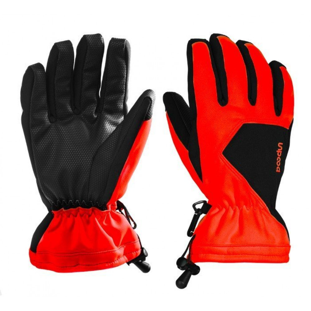 Перчатки снегоходные BOODUN 62Z (черный-красный)