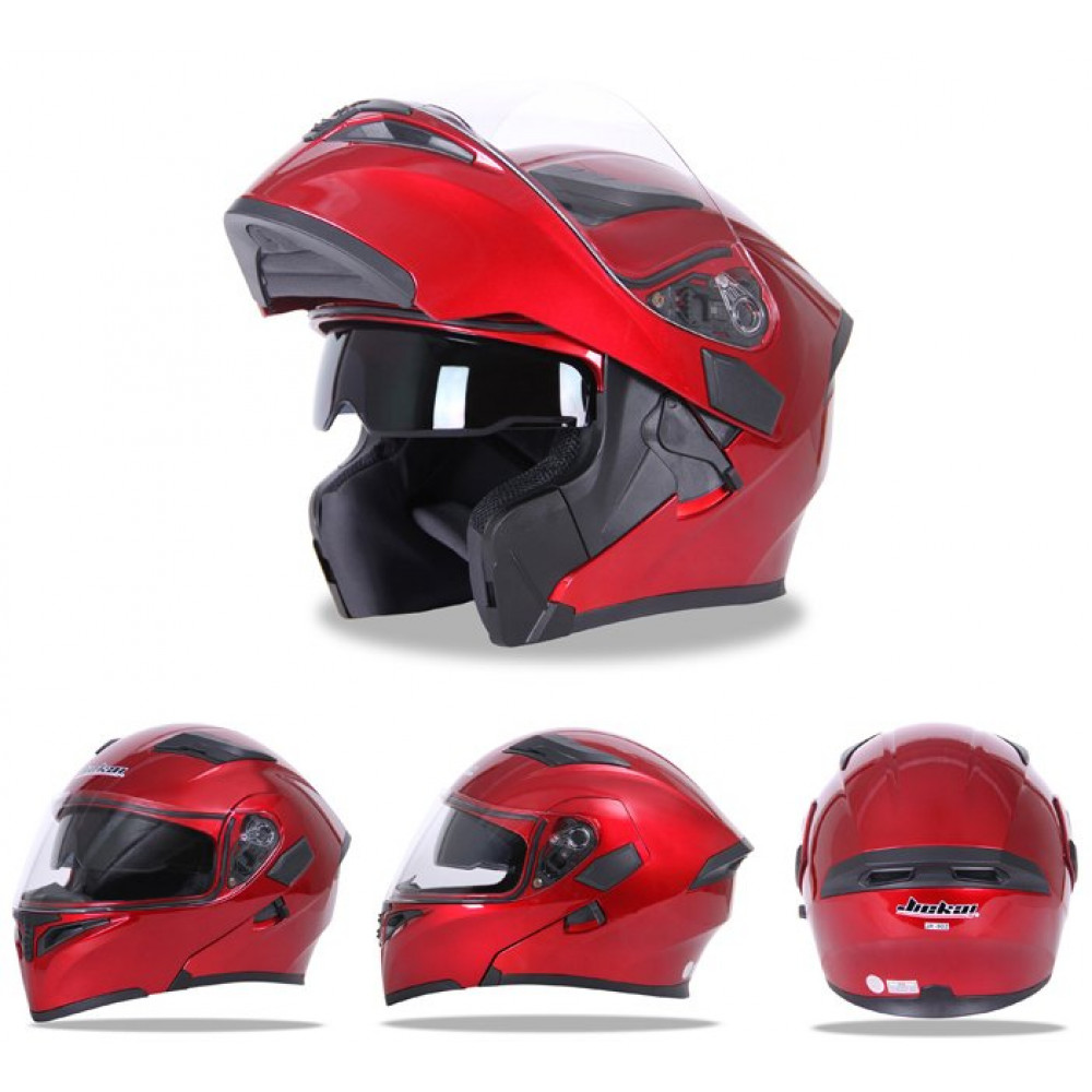 Шлем модуляр для квадроцикла JIEKAI AL5 (красный)