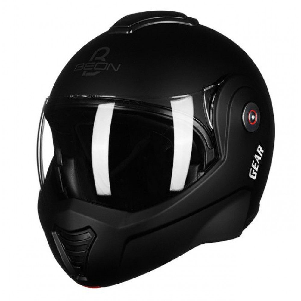 Шлем для мотоцикла BEON GEAR (черный)