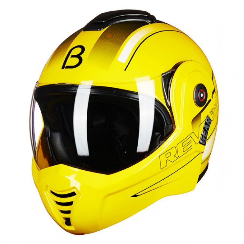 Шлем для мотоцикла BEON GEAR (желтый)