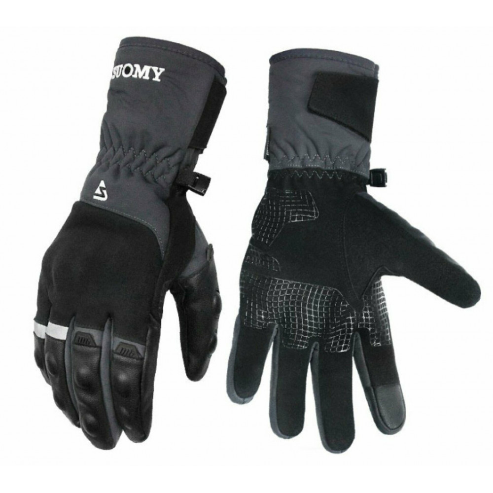 Перчатки SUOMY SU7 для снегохода (черный-серый)