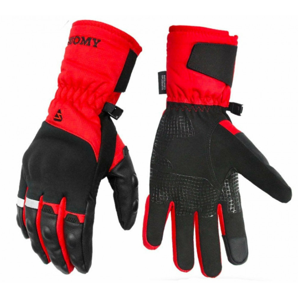Перчатки SUOMY SU7 для снегохода (черный-красный)