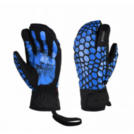 Перчатки BOODUN 11 для снегохода (черный-синий)