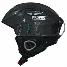 Шлем для горных лыж PROPRO K1 (черный)