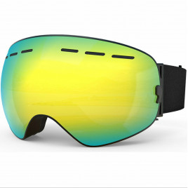 Сноубордические очки X-TIGER XJ-01 (салатовый-черный)