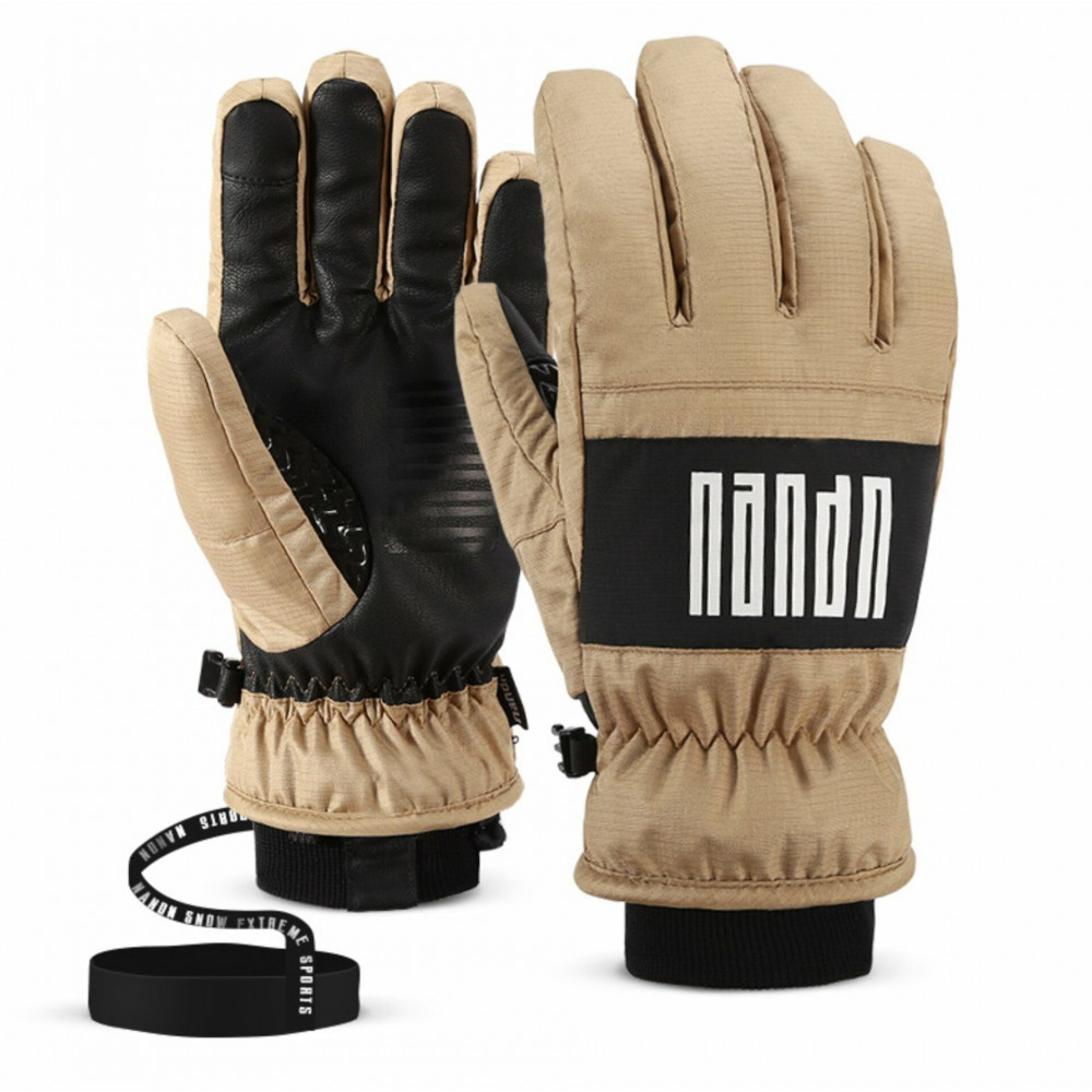 Перчатки для сноуборда NANDN (бежевый)