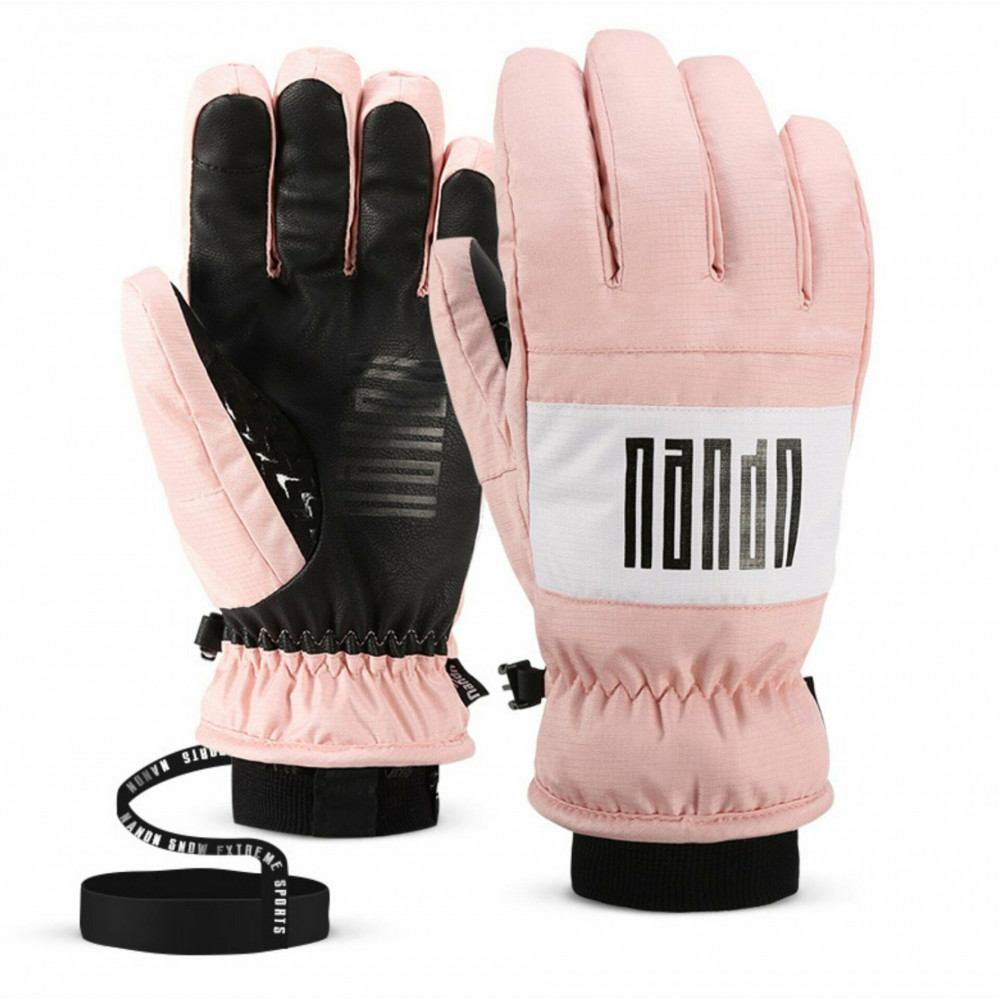  Перчатки для сноуборда NANDN (розовый)