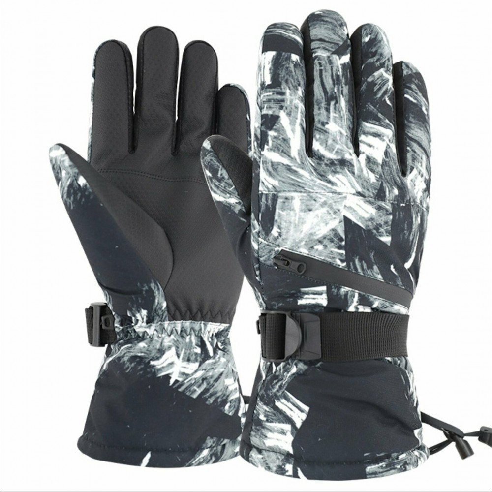 Перчатки для сноуборда ORIGINAL (камуфляжный-серый-черный) 