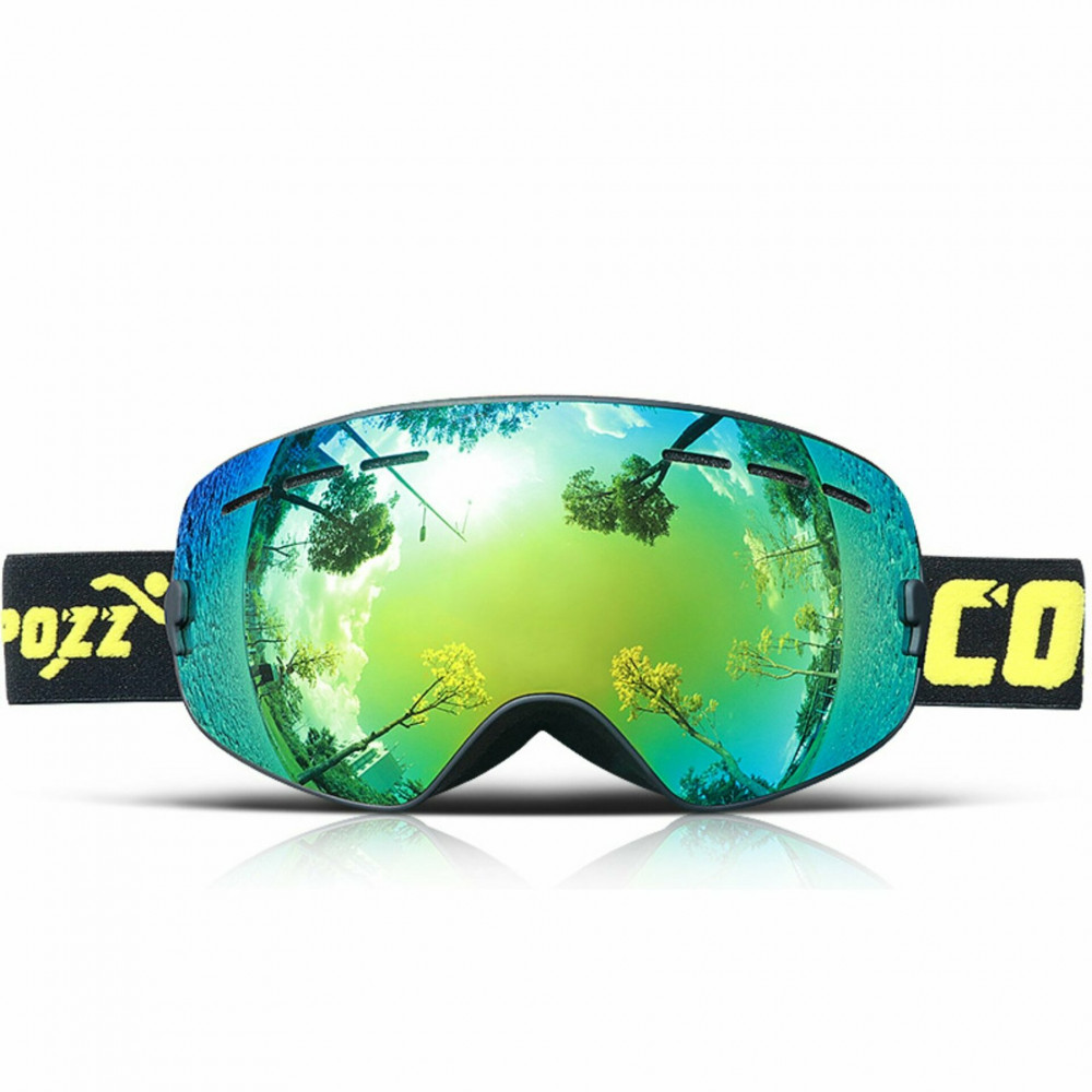Горнолыжные очки COPOZZ (зелёный)