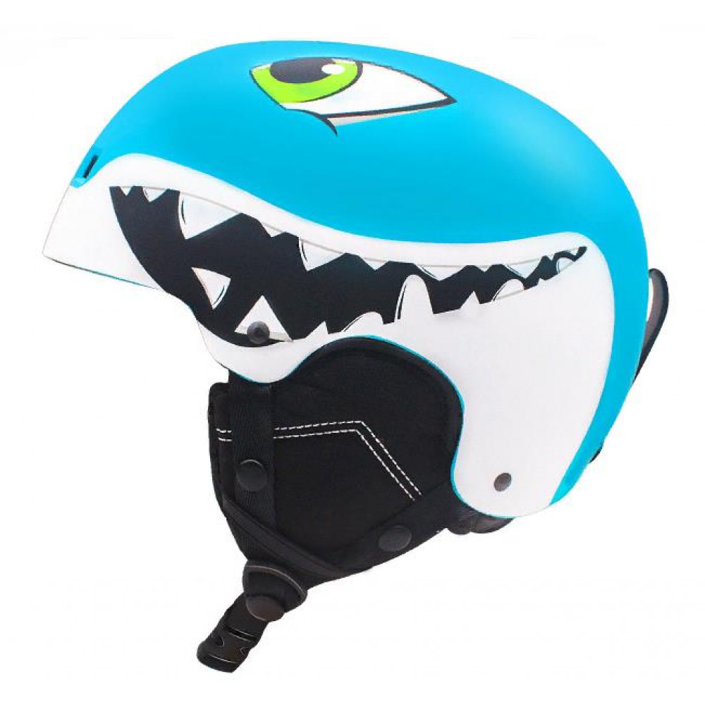 Детский горнолыжный шлем SMN D42 (голубой)