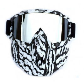 Горнолыжные очки OADELY MT (белый-черный)